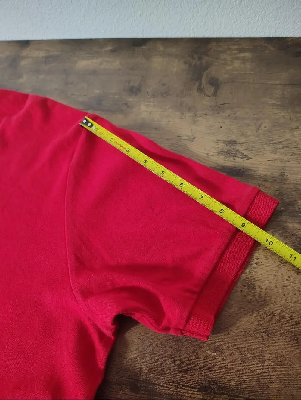 Polo Ralph Lauren Red Mens XL 100% Cotton Logo Colard